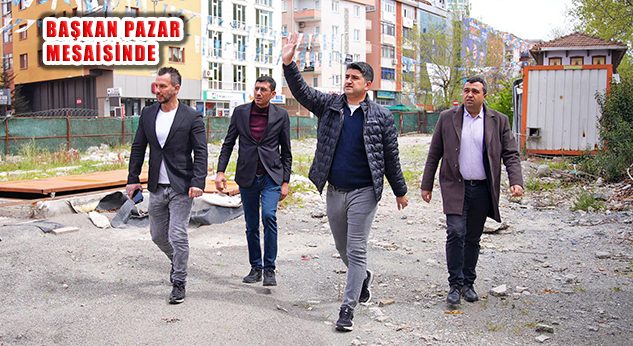 Ataşehir Belediye Başkanı Onursal Adıgüzel Pazar Mesaisinde