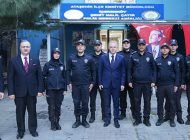Vali Davut Gül İçerenköy Polis Merkezi’ni Ziyaret Ederek Bayramlaştı
