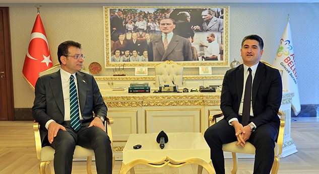 İmamoğlu’ndan Ataşehir Belediye Başkanı Adıgüzel’e Tebrik Ziyareti