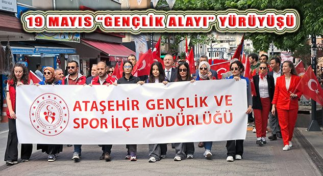 Ataşehir’de Bando Eşliğinde ‘Gençlik Haftası Alay Yürüyüşü’  