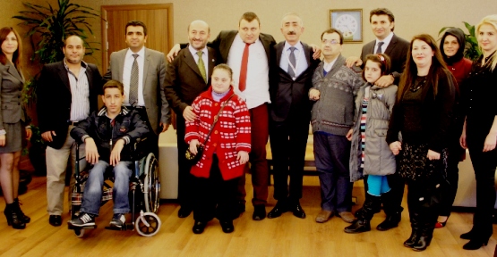 Engellilerden Ataşehir Belediyesi’ne Ziyaret