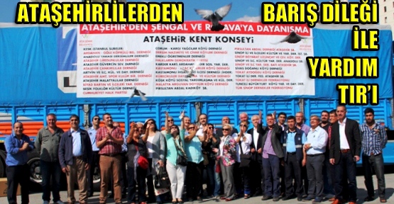 Ataşehir Kent Konseyi’den Ezidi Mültecilere 3. Yardım TIR’ı