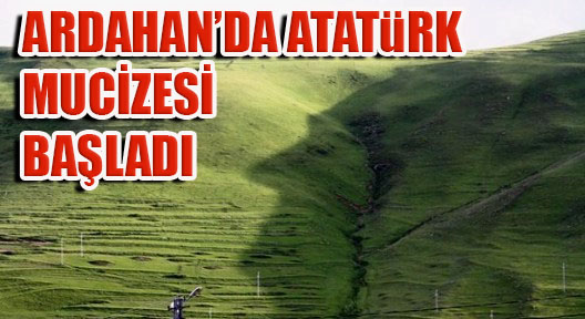 Ardahan’da Atatürk Silueti İlgi Görüyor