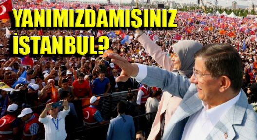Başbakan Davutoğlu Maltepe’de İstanbullularla Buluştu