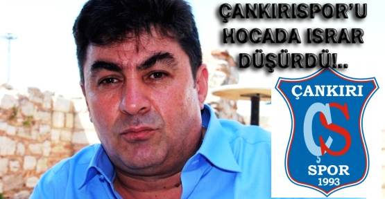 Çankırıspor’u 3.Lige Hocada Israr Düşürdü