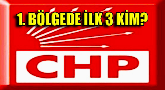 CHP İstanbul 1. Bölge İlk Üçü Şekillendi