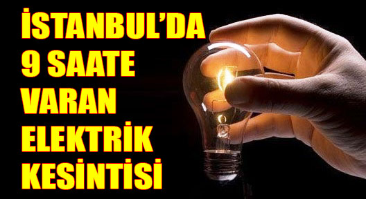İstanbul’da 12 İlçede Elektrik Kesintisi
