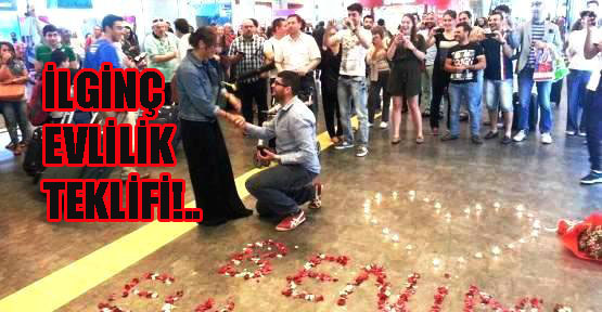 İstanbul Atatürk Havalimanı’nda Evlilik Teklifi!