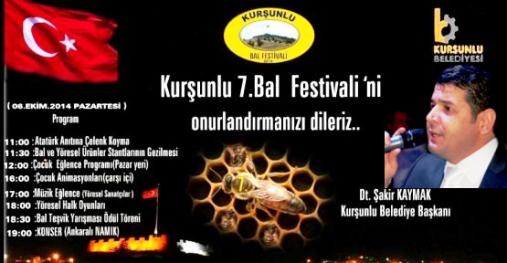 Kurşunlu Bal Festivali’nde Ankaralı Namık’la Eğlenecek